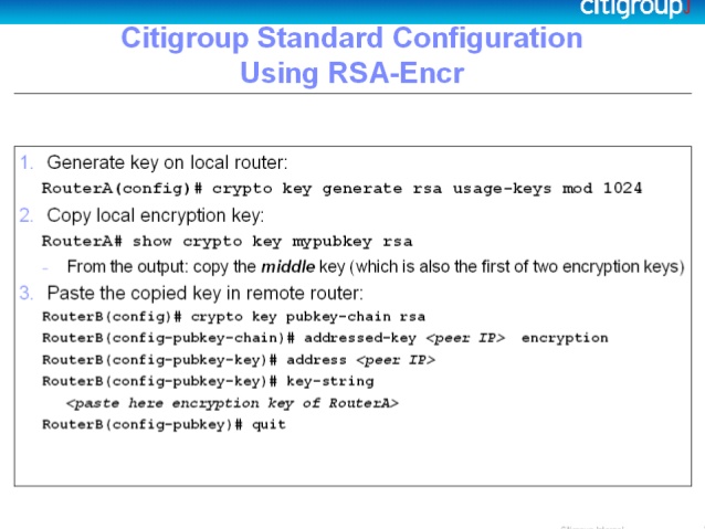 Cisco crypto key generate rsa